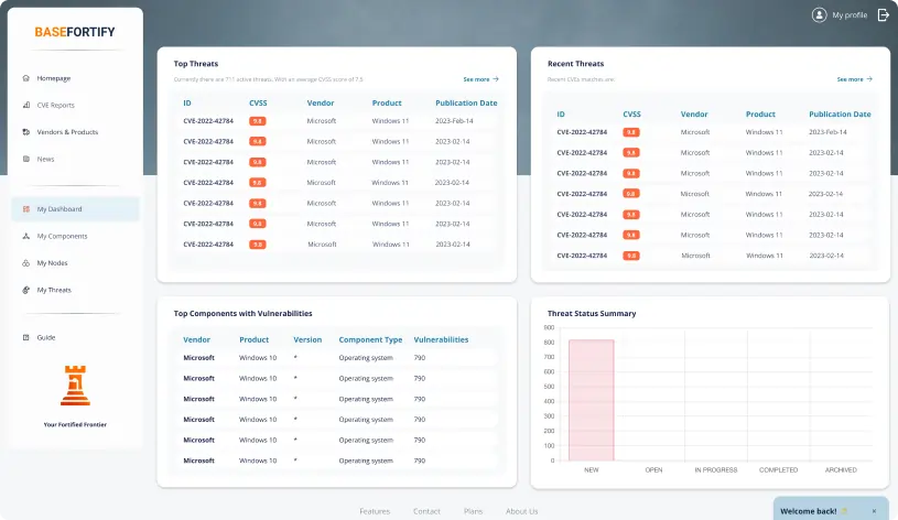 BaseFortify registration page showing security measures for users